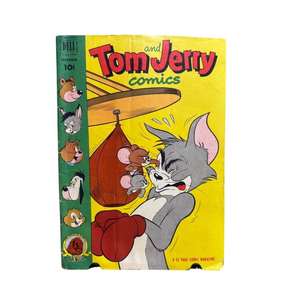 Tom & Jerry Comics Dell October 1955 10¢ Vintage Comic Book Collectible magazine